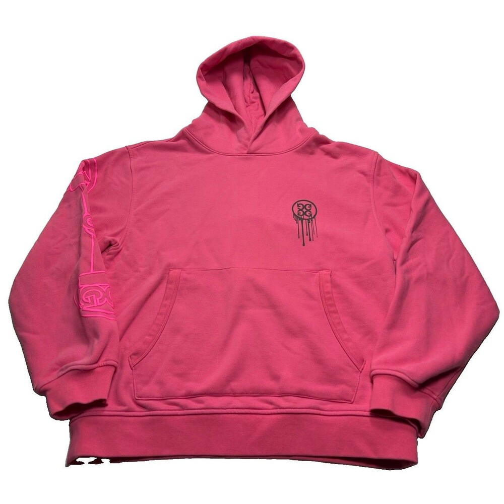 Men's G/Fore Birdies Long Sleeve Hoodie Size XS Azalea Pink